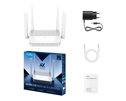 Cudy WR3000H AX3000 2.5G Wi-Fi 6 Mesh Router