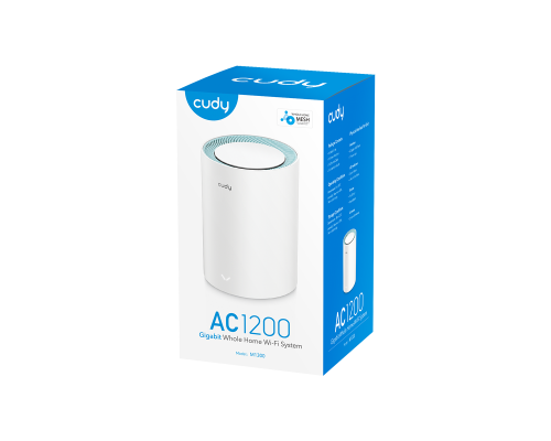 Cudy M1300 (2-Pack) AC1200 Wi-Fi Gigabit Mesh Solution