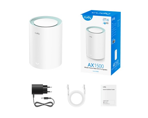 Cudy M1500 (2-Pack) AX1500 Gigabit Wi-Fi 6 Mesh Solution