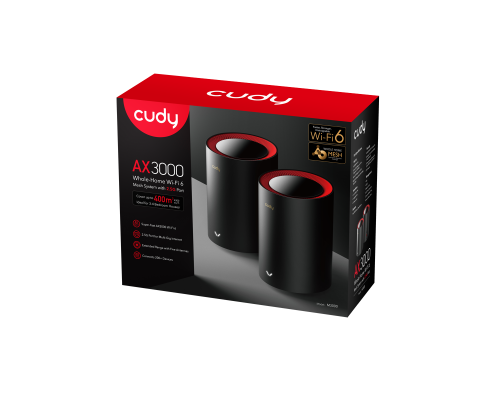 Cudy M3000 (3-Pack)  AX3000 Wi-Fi 6 Mesh 2.5G Solution