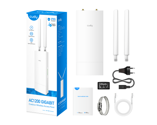 Cudy AP1300 Outdoor AC1200 WiFi Gigabit Outdoor Access Point