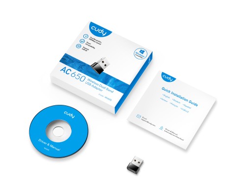 Cudy WU650 AC650 Wi-Fi Nano USB Adapter