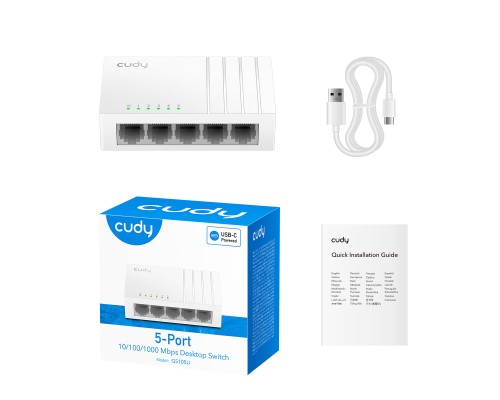Cudy GS105U 5-Port Gigabit Switch with USB C