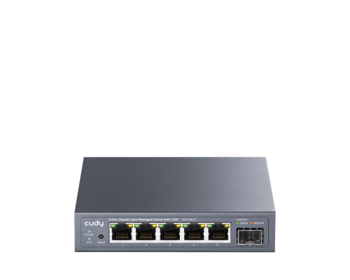 Cudy GS105ES1 5-Port Gigabit Light Managed Switch with 1 SFP