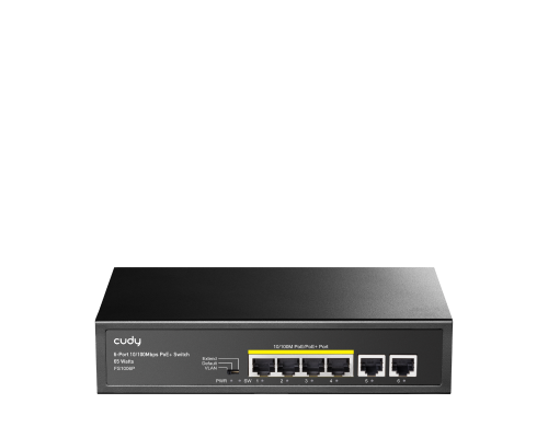 Cudy FS1006P 6-Port 10/100M PoE+ Switch 65W