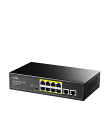 Cudy FS1010P 8-Port 10/100M PoE+ Switch with 2 Uplink Ports 120W