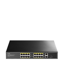 Cudy FS1018PS1 16-Port 10/100M PoE+ Switch with 2 Gigabit Uplink and 1 SFP Port  200W