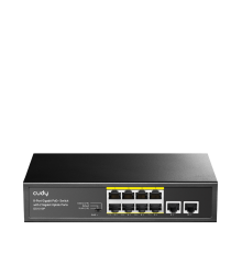 Cudy GS1010P 8-Port Gigabit PoE+ Switch with 2 Gigabit Uplink Ports 120W