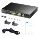 Cudy GS1018PS2 16-Port Gigabit PoE+ Switch with 2 Uplink Gigabit Ports and 2 Gigabit SFP Slots 200W